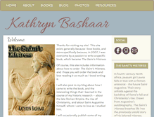 Tablet Screenshot of kathrynbashaar.com